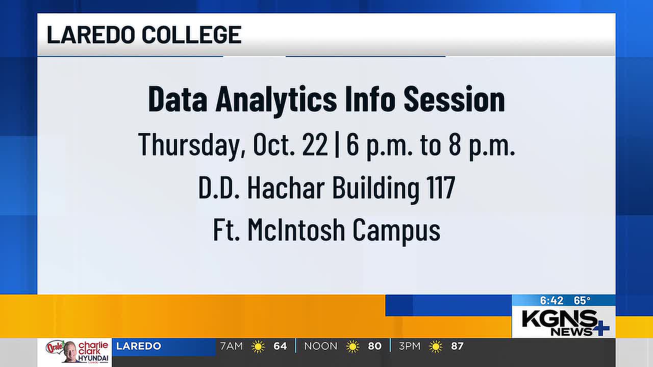 Laredo College to Hold Information Session on New Data Analytics Program