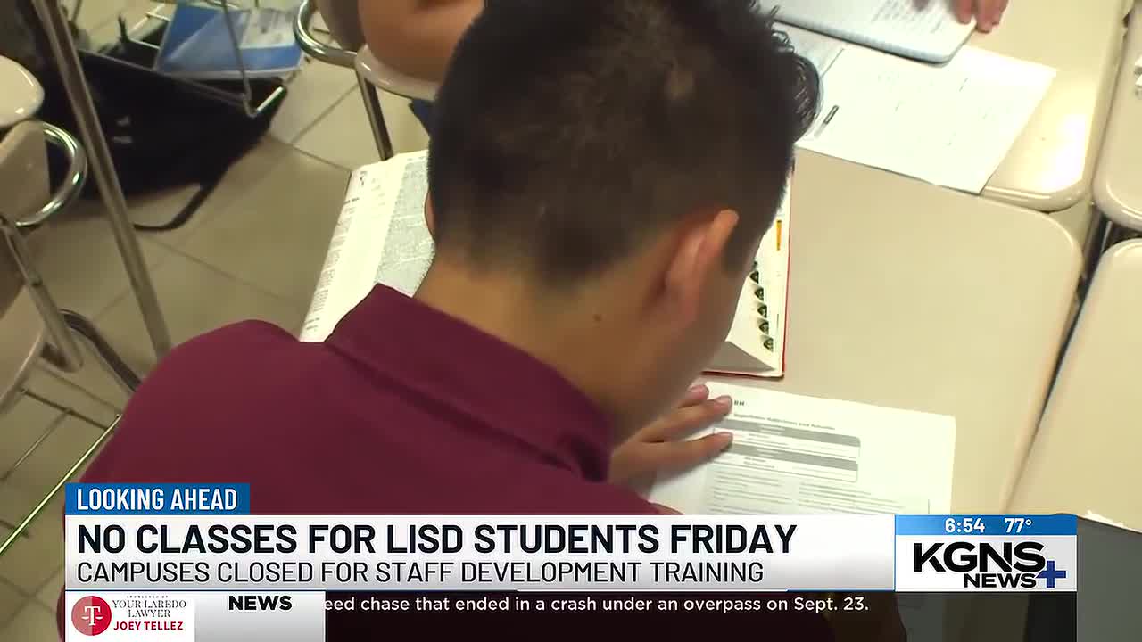 Laredo ISD Campuses to Close Friday for Staff Development