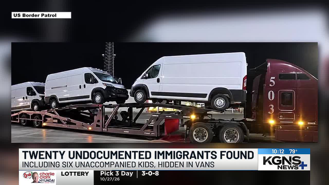 23 inmigrantes indocumentados encontrados en furgonetas en el puesto de control de la Patrulla Fronteriza de la I-35