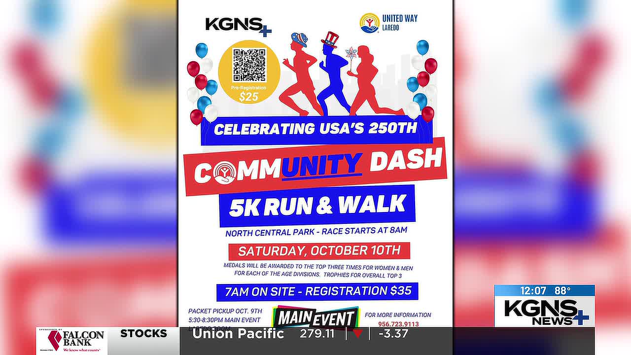 KGNS+ and United Way Laredo Announce Annual 5K Event Honoring America’s 250th Birthday