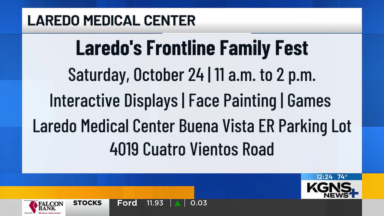 Laredo Medical Center To Host Frontline Family Fest October 24