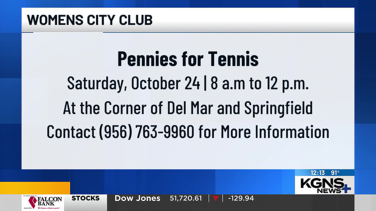 Laredo Women’s City Club Holds Pennies for Tennies Fundraiser