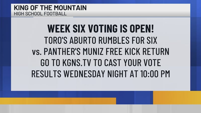 King of the Mountain Week 6