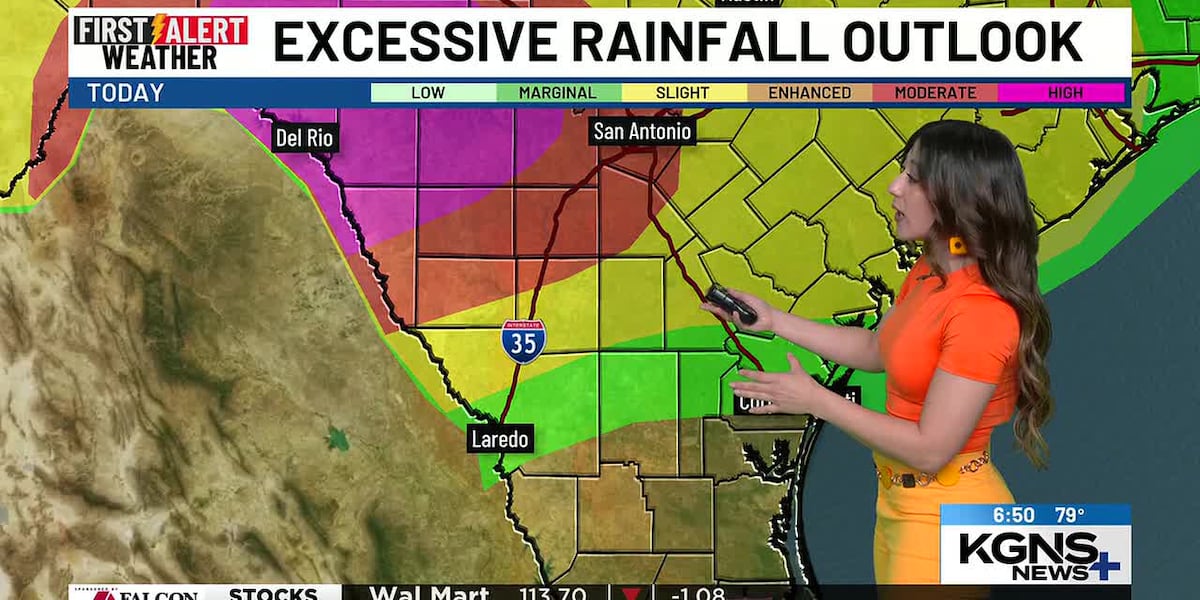 Rain chances/River Flood Watch