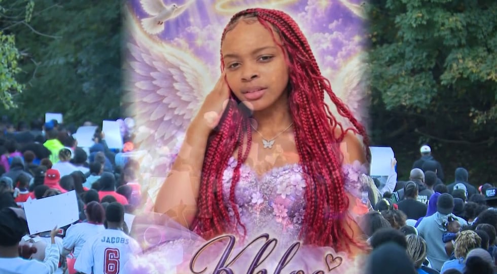 Police say 12-year-old Khloe Ishway was caught in the crossfire when two men apparently got...