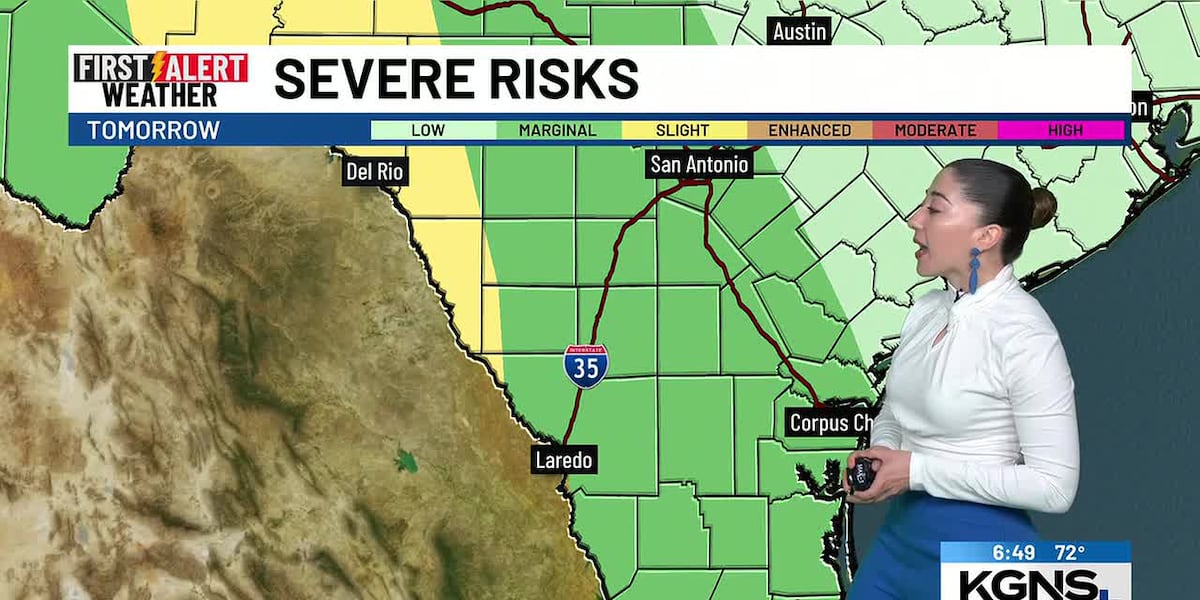 Warm Memorial Day/Isolated Severe Thunderstorms Tuesday