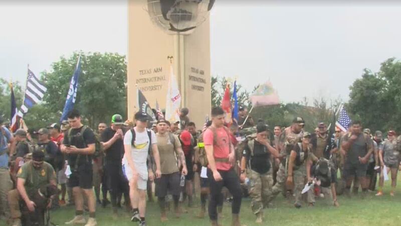 Community Ruck And Walk Dozens Participate In Freedom Ruck Walk