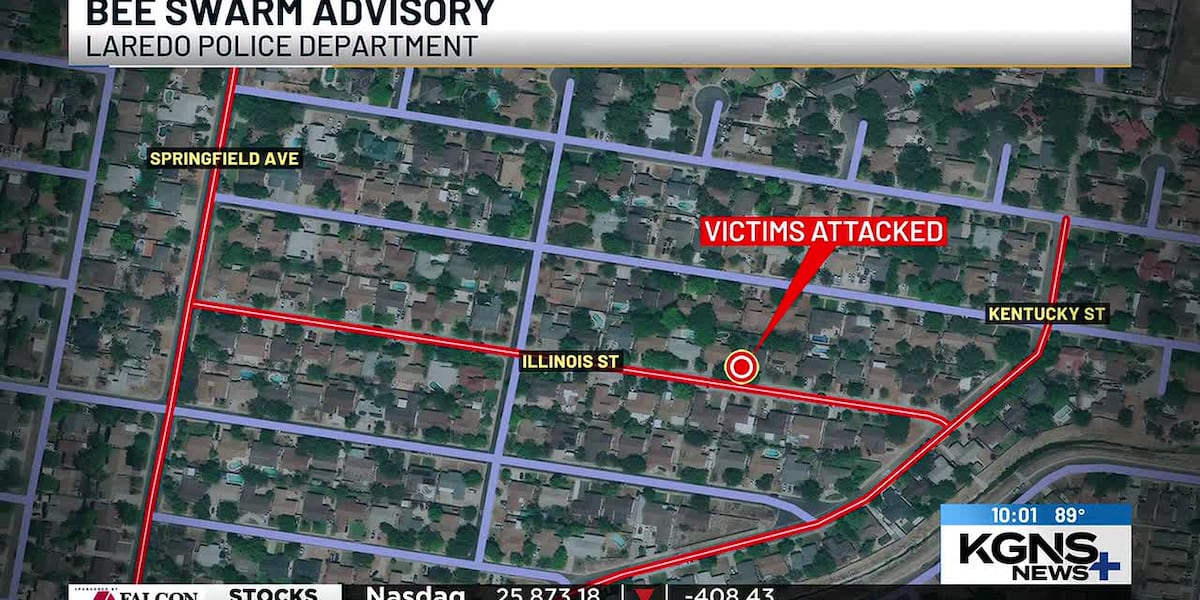 Laredo Police Department issues bee swarm advisory for central neighborhood