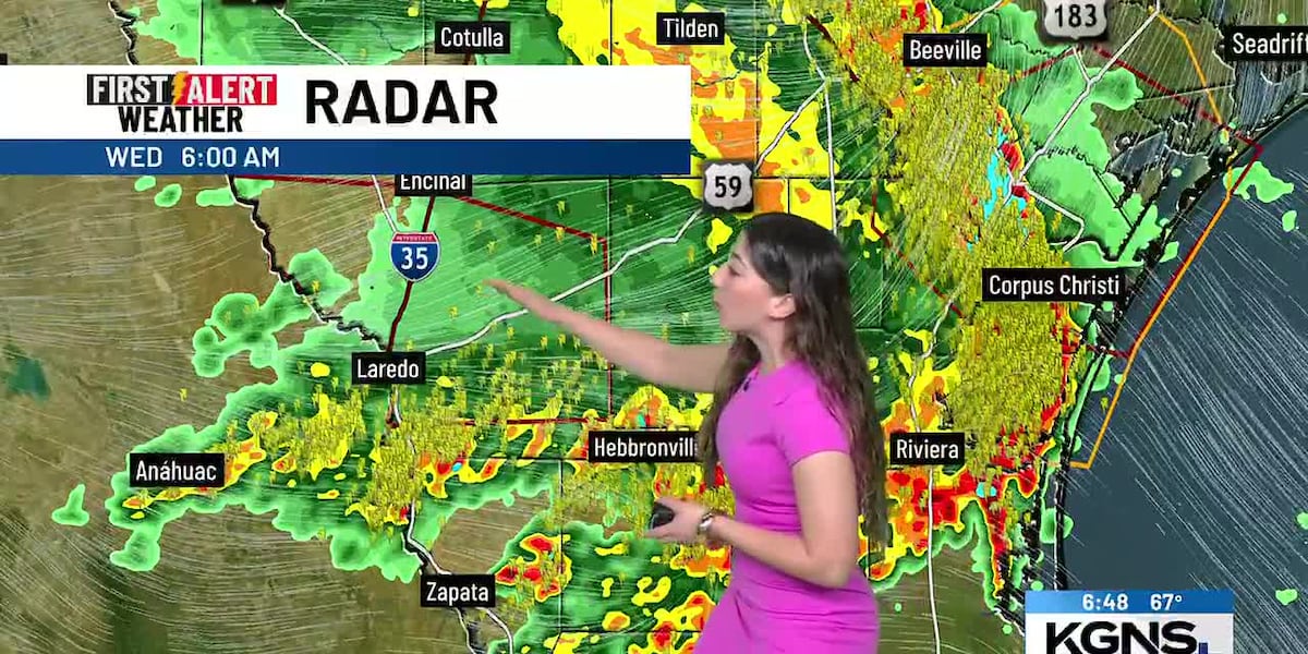 Rain chances/Flood Watch until noon