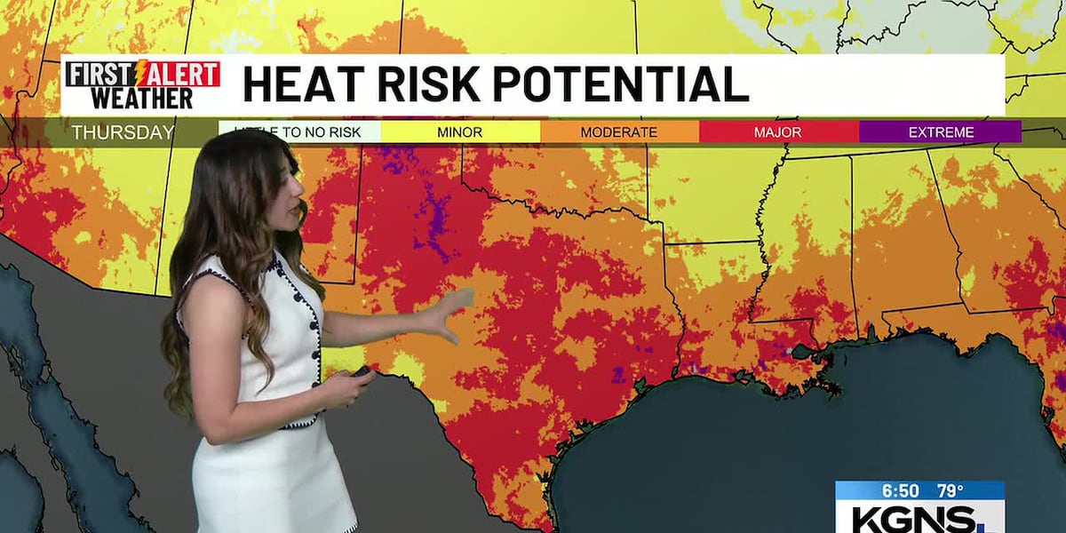The heat continues