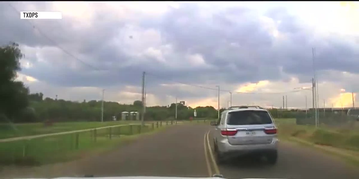 Dash cam shows DPS unit struck after chase, suspects swim to Mexico