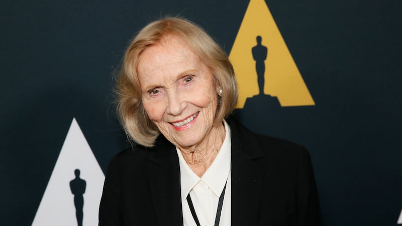 FILE - Eva Marie Saint poses at the Academy Nicholl Fellowships in Screenwriting Awards and...