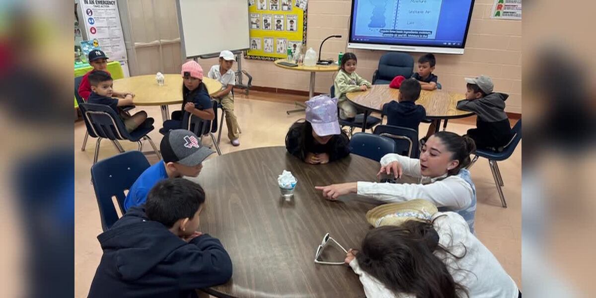 KGNS+ weather anchor visits UISD school for Career Day