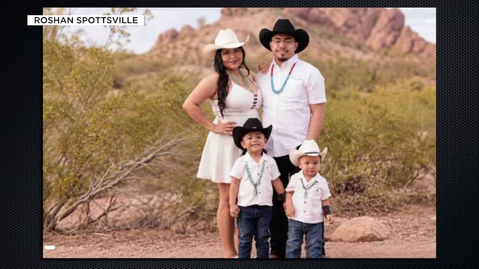 Giovanni Huerta and his wife, Kiah Begaye, were killed in a head-on crash along with their two...