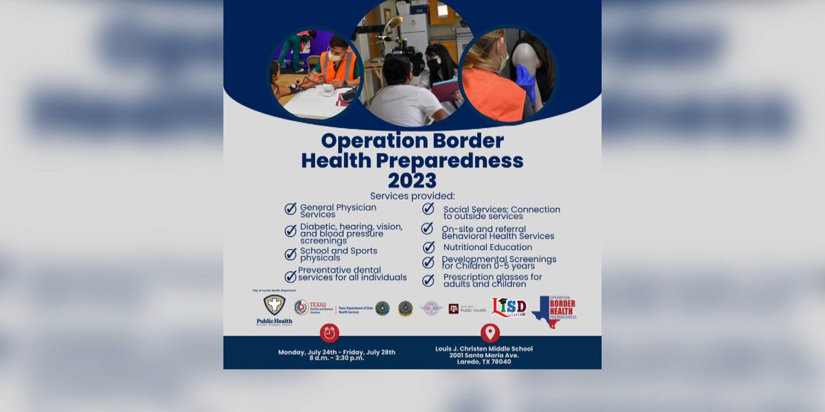 Operation Border Health Preparedness offering free medical services ...