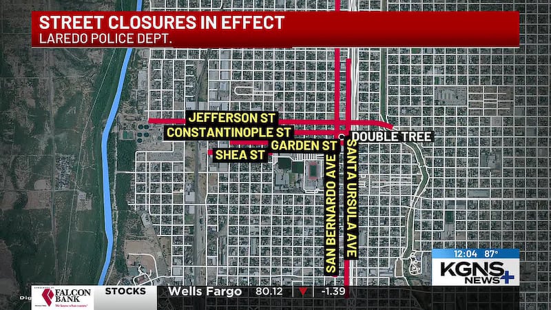 Roads surrounding the DoubleTree hotel are closed, including the frontage road off I-35, city...