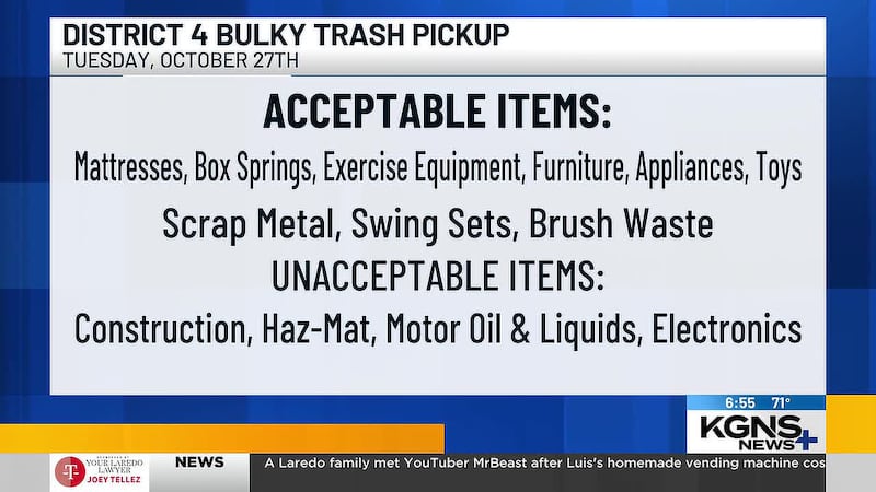 District 4 Bulky Item Pickup