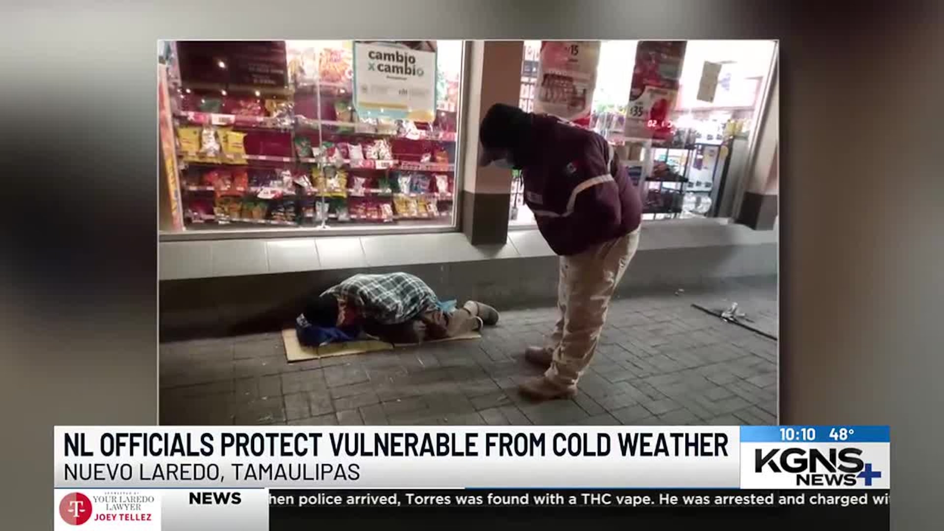 Nuevo Laredo helps the homeless during cold weather Nuevo Laredo helps the homeless during cold weather